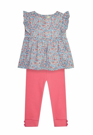 2-PIECE SEASIDE DITSY FLORAL SET  - REGULAR FIT - Leggings - Byxor - blue