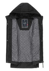 Ragwear AMALCA - Strukirani kaput - black