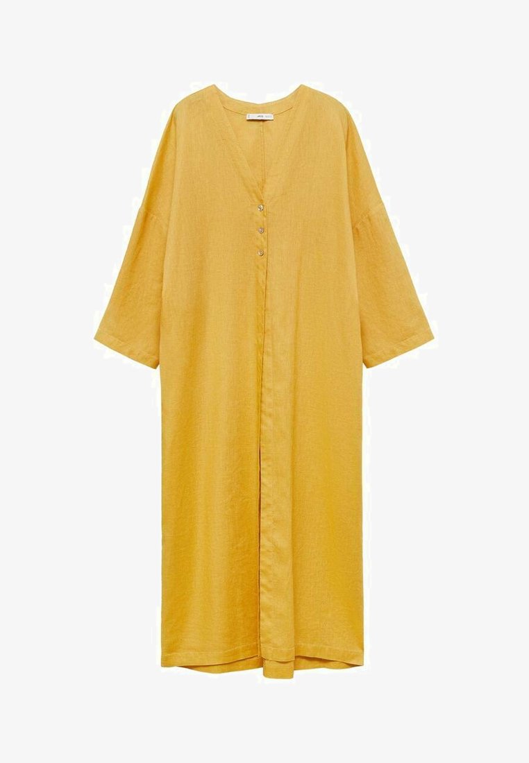 Mustard Yellow Robe Mango Robe de jour - mustard yellow/moutarde - ZALANDO.FR