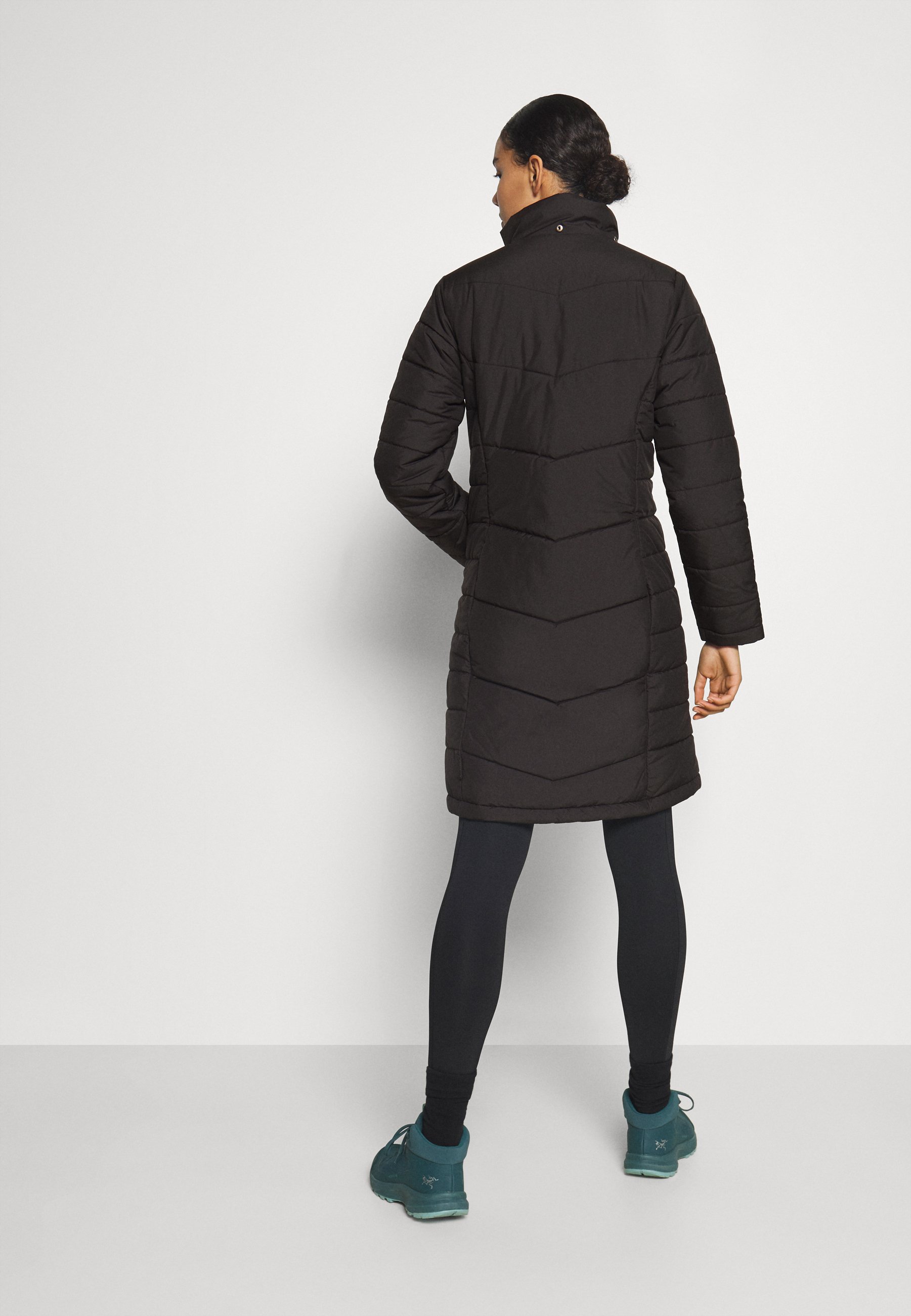 Jack Wolfskin NORTH YORK COAT Wintermantel blackschwarz Jack Wolfskin North York Coat Mantel Damen