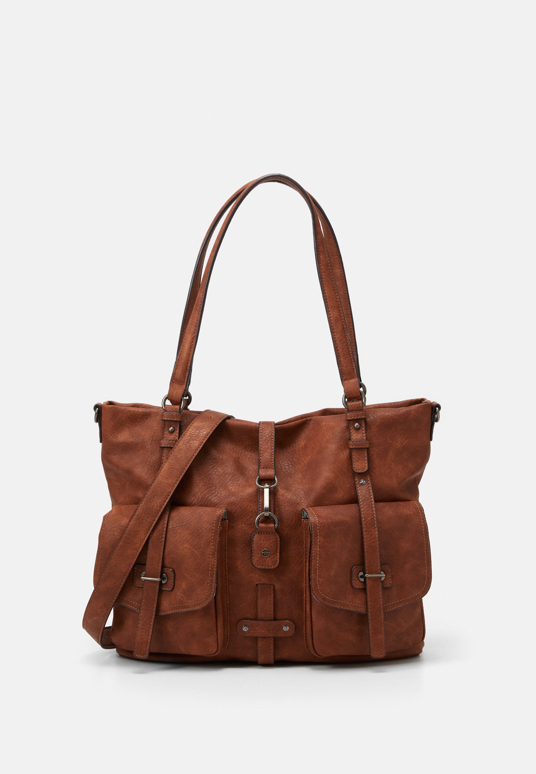 Tamaris BERNADETTE Shoppingväska cognac Zalando.se Tamaris BERNADETTE Axelremsväska cognac Zalando.se