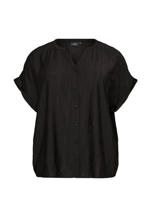 Zizzi, Bluse - schwarz