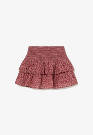 Brownie, FALDA VOLANTES ESTAMPADO - Falda acampanada - rosado
