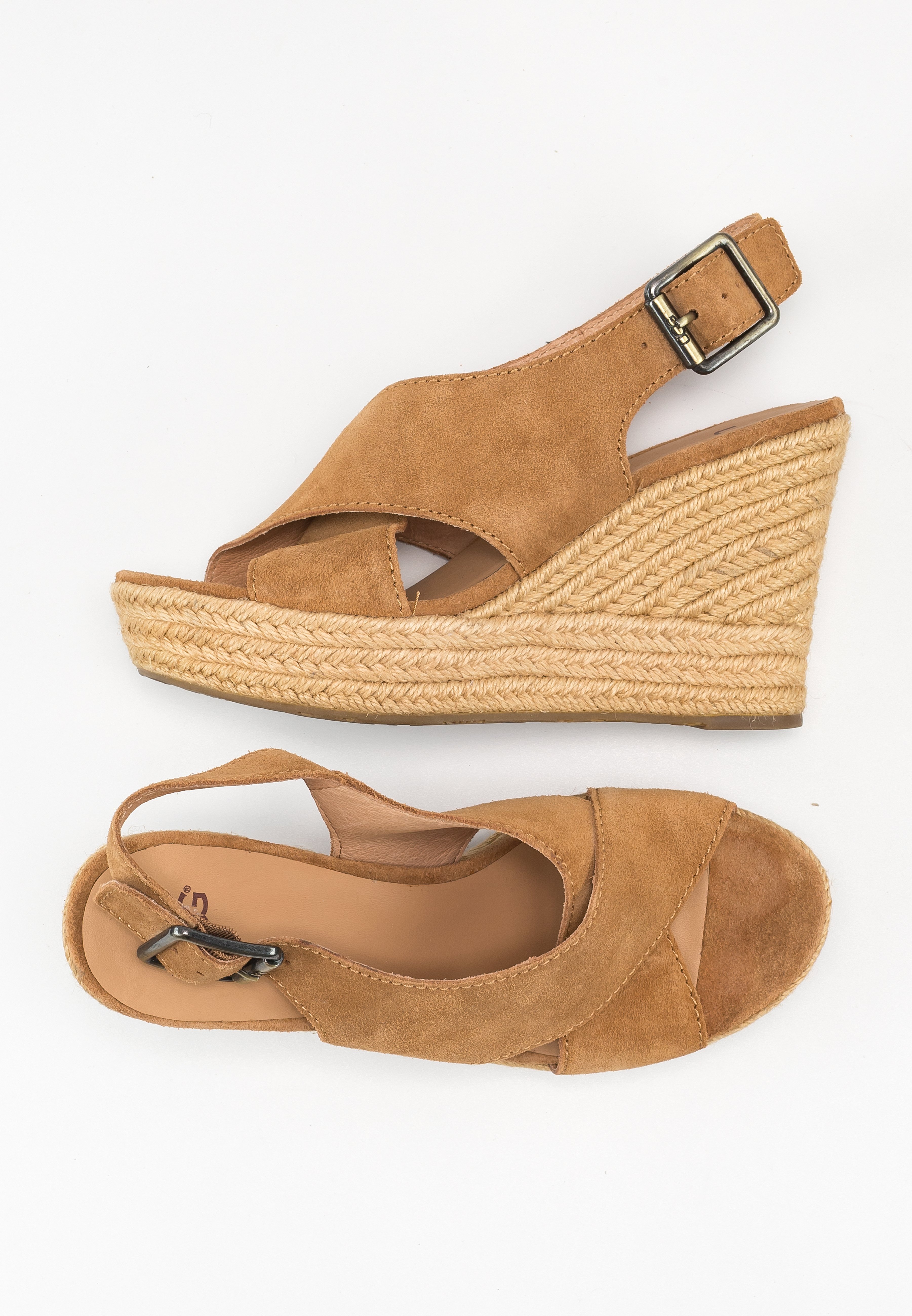 UGG Sandalen met plateauzool - brown/bruin - (Pre-owned) - Zalando.nl