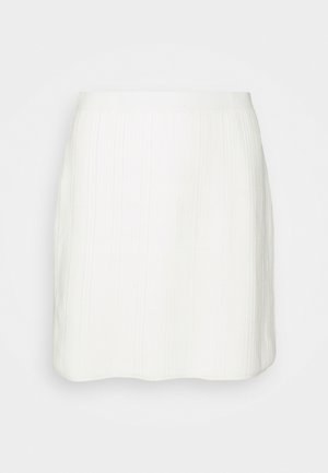 Theory SHORT SKIRT MATT - Μίνι φούστα - ivory