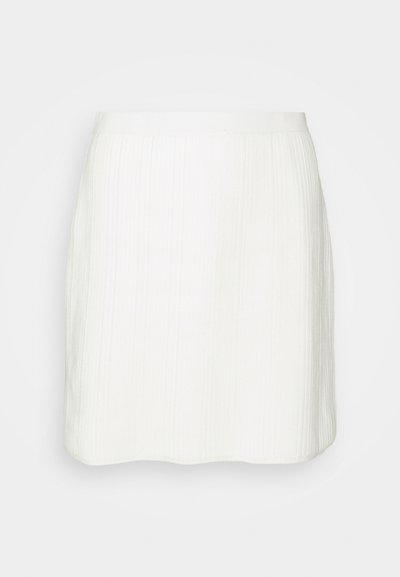 Theory SHORT SKIRT MATT - Mini skirts - ivory