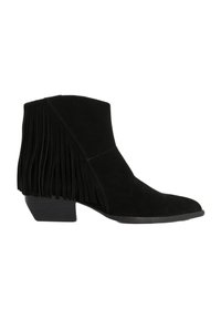 SUEDE COWBOY BOCK HEEL - Cowboy- / Bikerstövletter - black