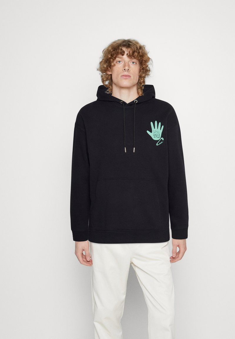 Only & Sons ONSSAUL BACK HOODIE - Sweatshirt - black/schwarz - Zalando.ch