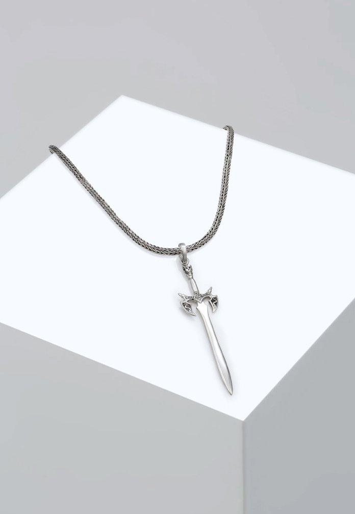 KUZZOI - SWORD - Necklace - silver-coloured, Enlarge