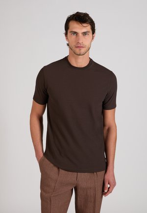Slowear, T-shirt basic - chocolate