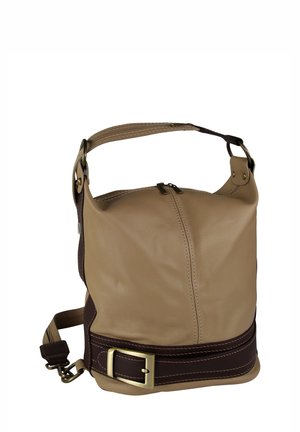 DrachenLeder CITY TOSCANTO - Rucksack - braun taupe