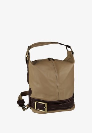 DrachenLeder CITY TOSCANTO - Rucksack - braun taupe