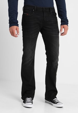 Jeans bootcut - black denim