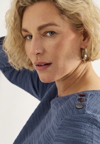 Cellbes of Sweden WITH STRUCTURE - Langarmshirt - grey-blue