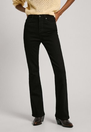 Džíny Bootcut - black