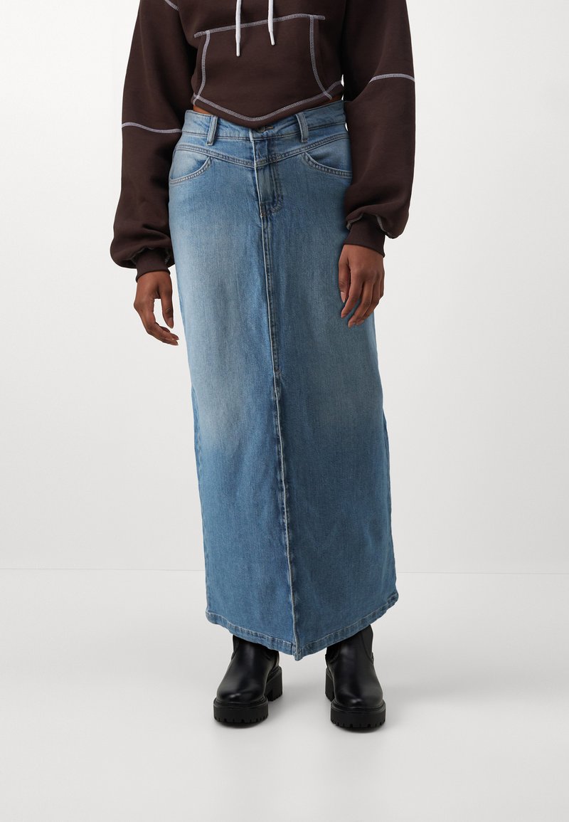 ONLY ONLMYLAH SKIRT - Jupe en jean - light blue