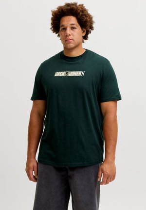 Jack & Jones, T-SHIRT PLUS SIZE T-SHIRT - Tricou cu imprimeu - scarab
