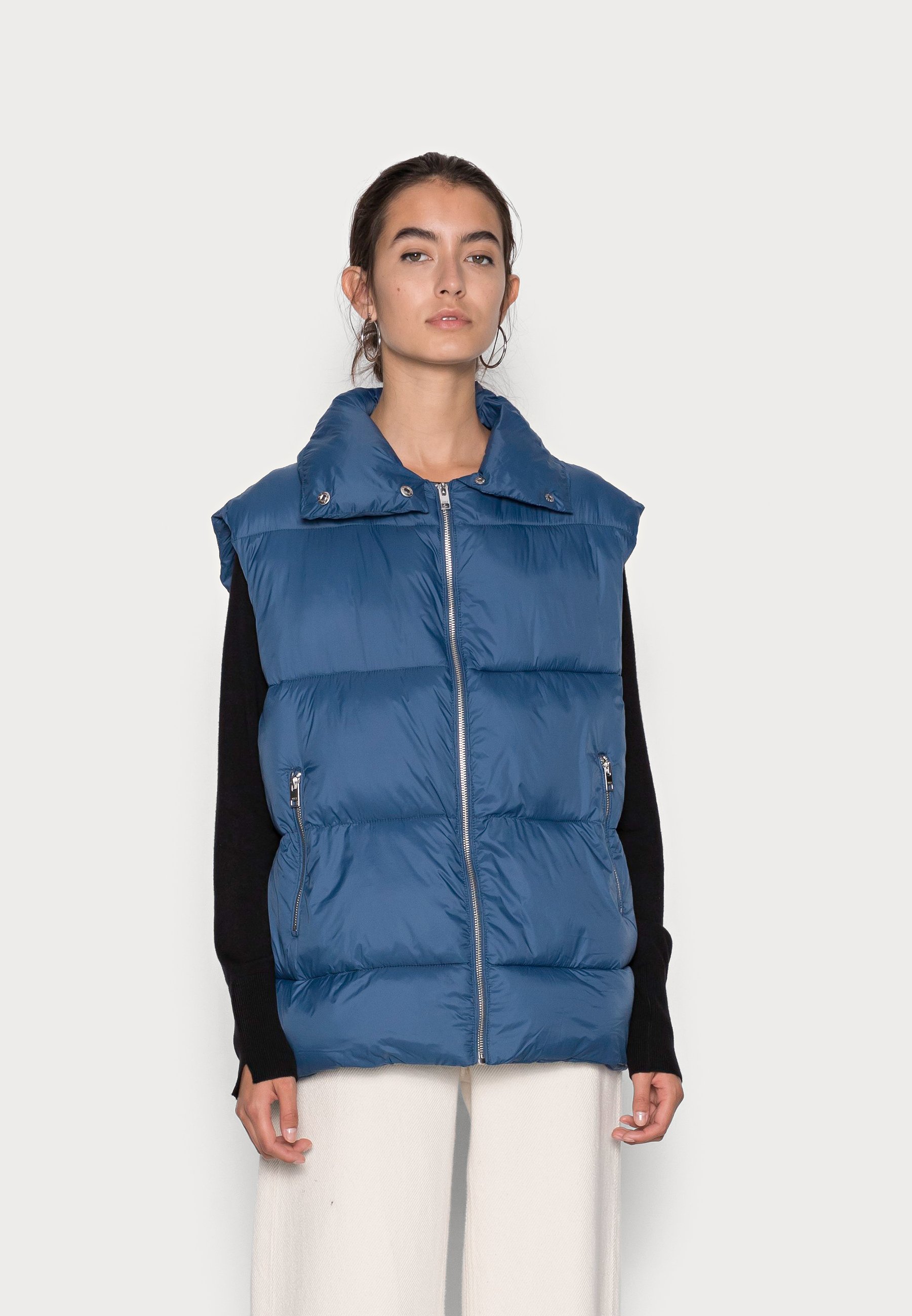 royal blue bubble vest