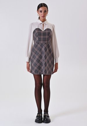 FANTASIA CHECK - Robe chemise - grey