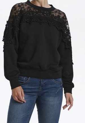 Sweatshirt - black