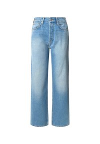 HW ROBYN - Džíny Straight Fit - med blue rigid denim