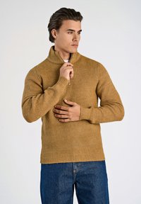 Strickpullover - mid brown