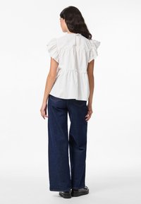 Pieces PCJILLA O NECK - Linne - bright white