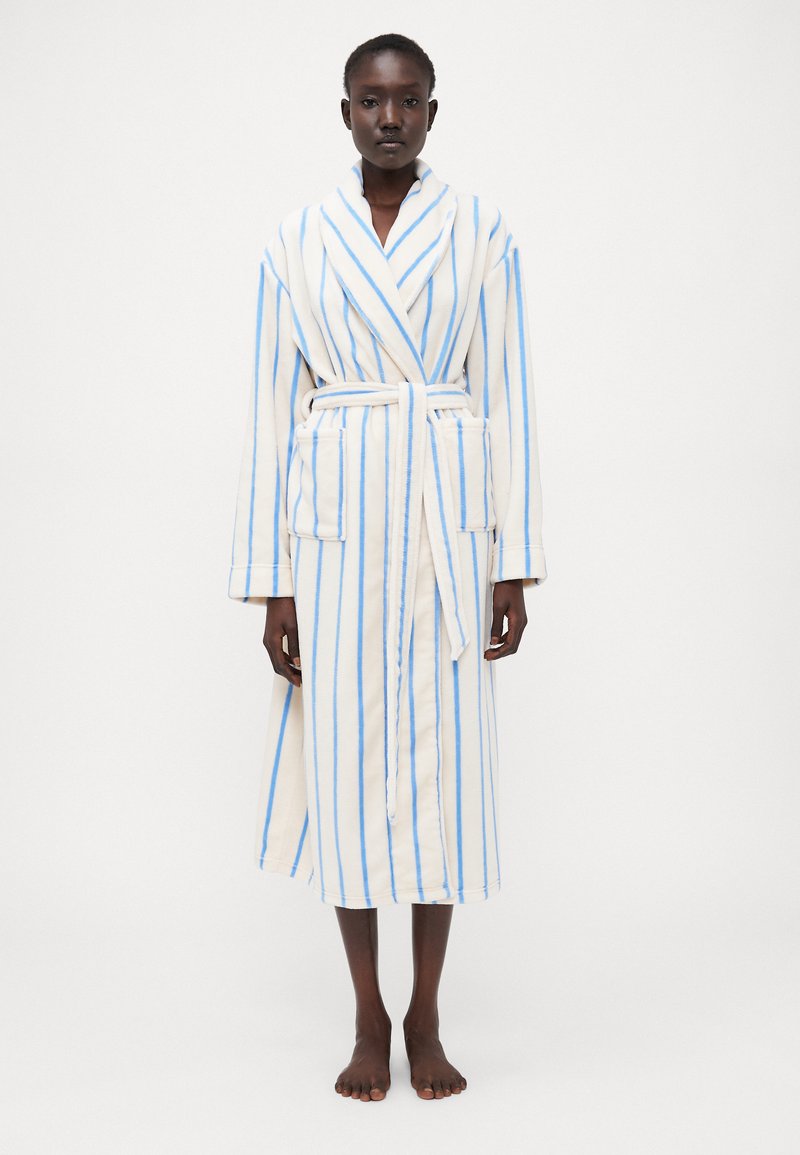 Lindex ROBE CORAL - Badekåpe - dusty white