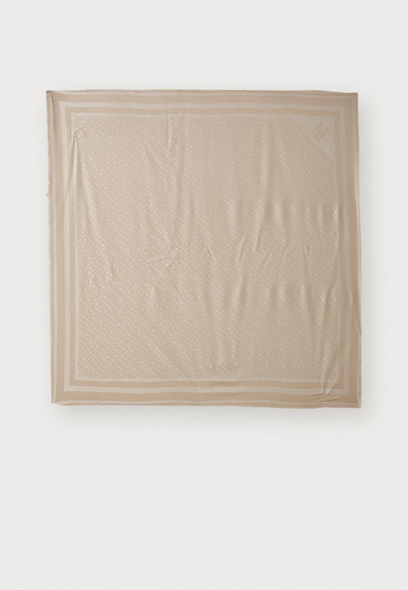 Tommy Hilfiger MONOGRAM SQUARE - Foulard - classic beige