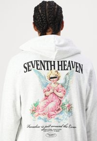 Jack & Jones JORHEAVEN HOOD - Φούτερ με φερμουάρ - white