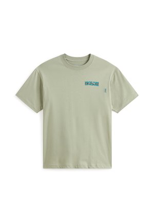 Vans, BARB PLATE LOOSE - T-shirts print - light green