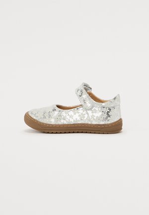 LEATHER - Ballerine - silver