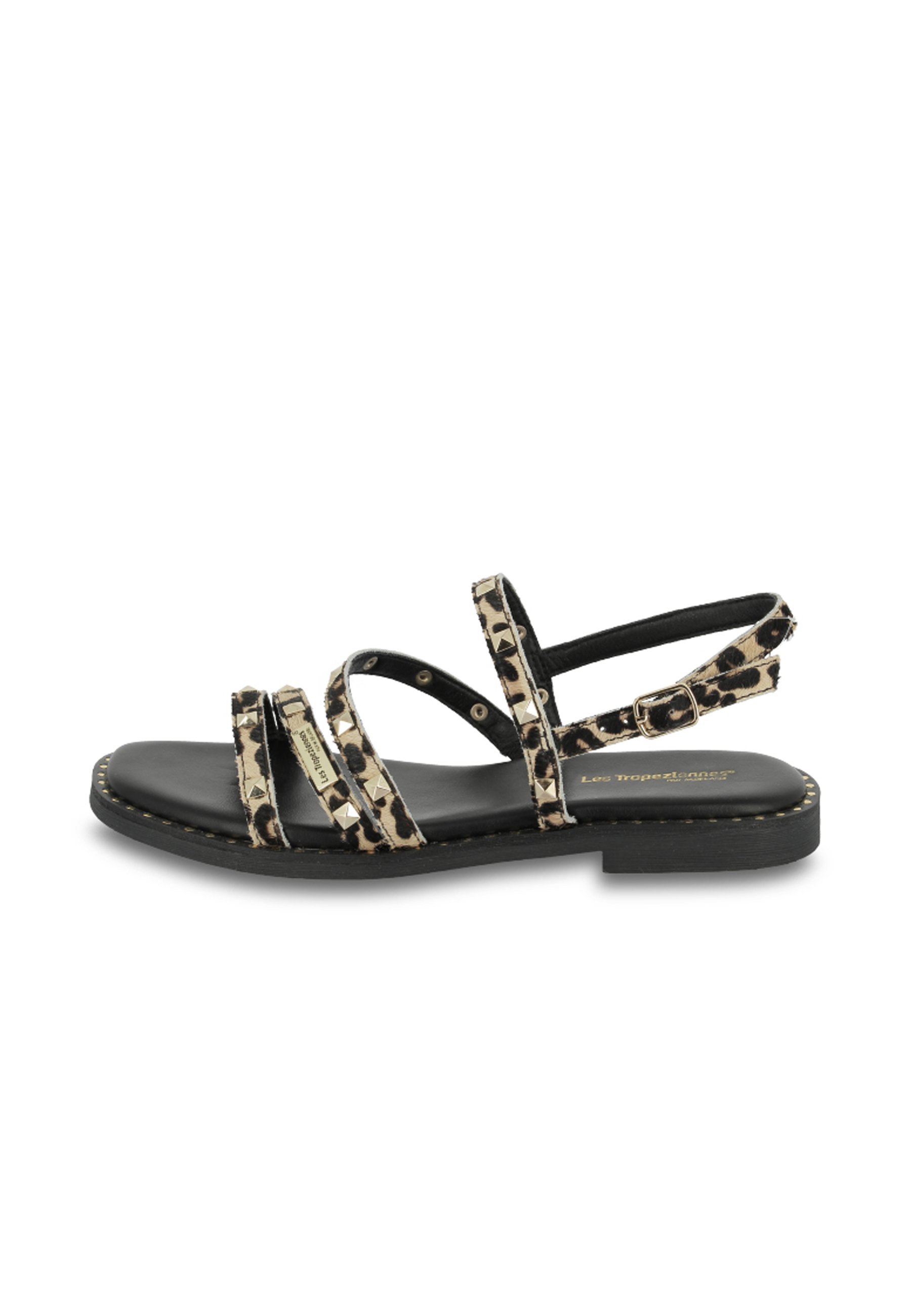 Les Tropeziennes par M Belarbi CORABEL Sandales leopard/noir