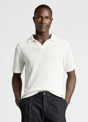 Calliope, T-SHIRT TINTA UNITA - Polo - bianco lana