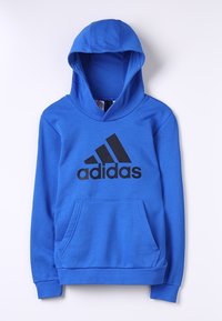adidas Performance LOGO HOOD - Luvtröja - blue/black