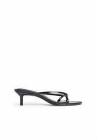 STRAPPY KITTEN - Slip-ins med hög sula - black