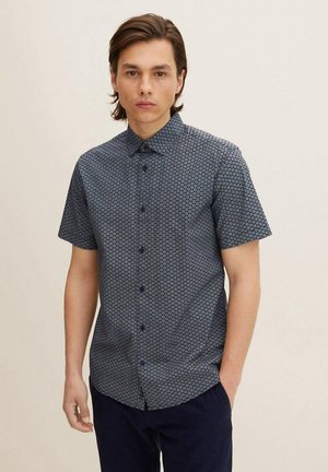 Chemise - navy geometric design