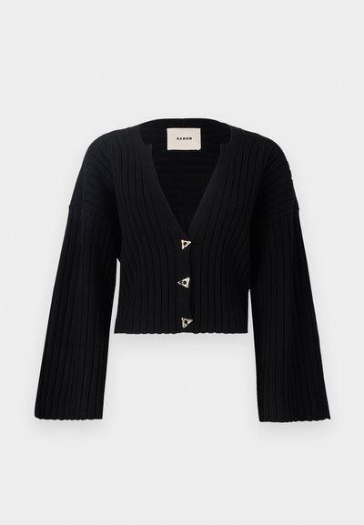 AERON MORROW - Kardigan - black