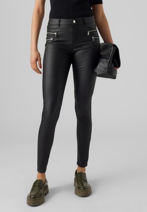 Vero Moda VMSEVEN ZIP PANT - Jeans Skinny Fit - black