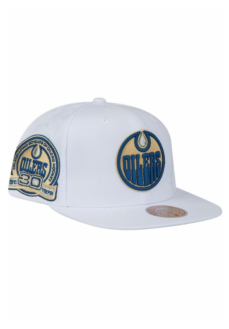 Mitchell & Ness EDMONTON OILERS Cap white/weiß Zalando.de