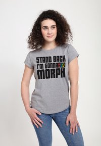 Henry Tiger POWER RANGERS I'M MORPHING - Triko s potiskem - melange grey