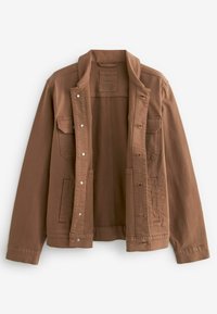 Next REGULAR FIT BUTTON UP - Spijkerjas - rust brown