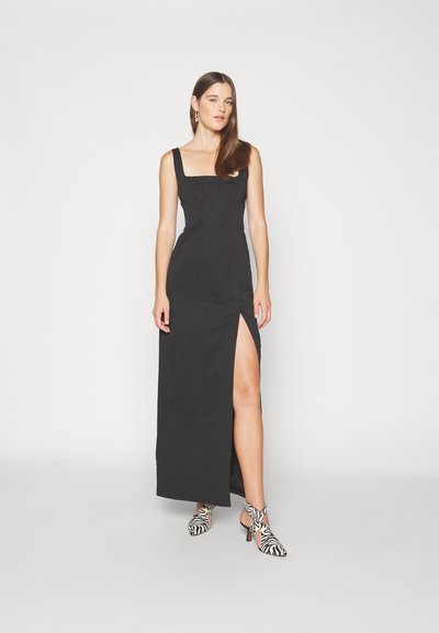 STAUD PORTRAIT DRESS - Μάξι φόρεμα - black