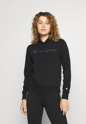 HOODED - Jersey con capucha - all black