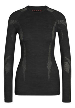 FALKE WOOL-TECH FUNCTIONAL UNDERWEAR FOR COLD TO VERY COLD CONDITIONS - Long sleeved top - black