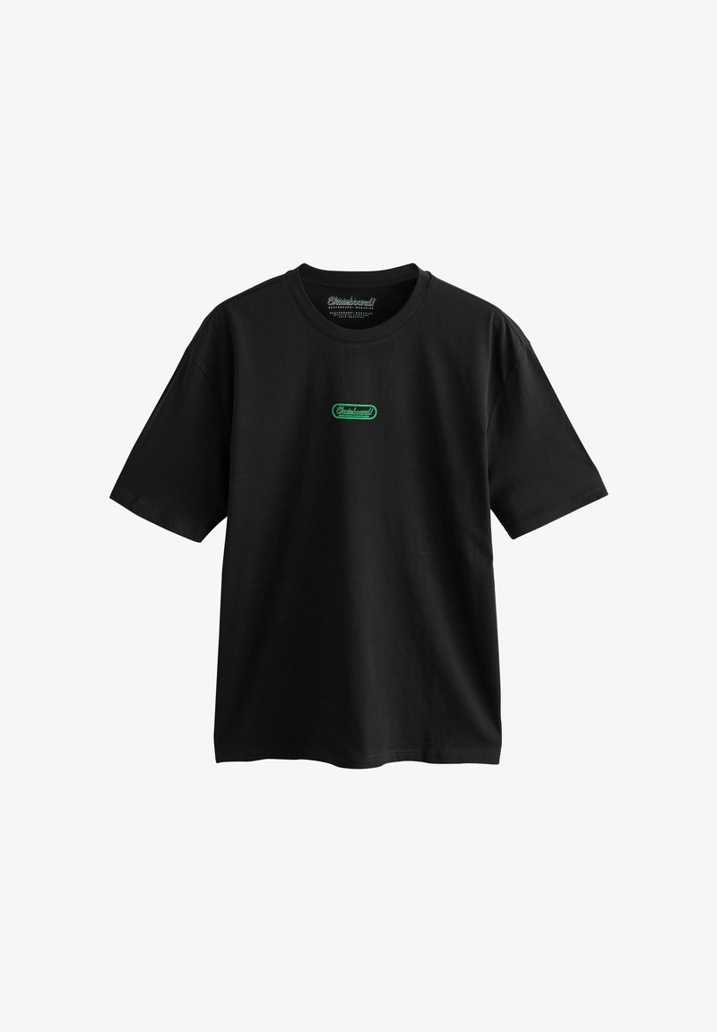 Next REGULAR FIT - Print T-shirt - black