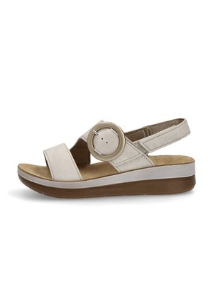 Sandalias con plataforma - beige