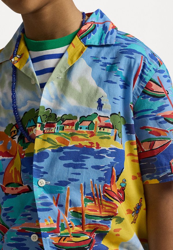 RIVIERA PRINT COTTON CAMP SHIRT - Shirt4