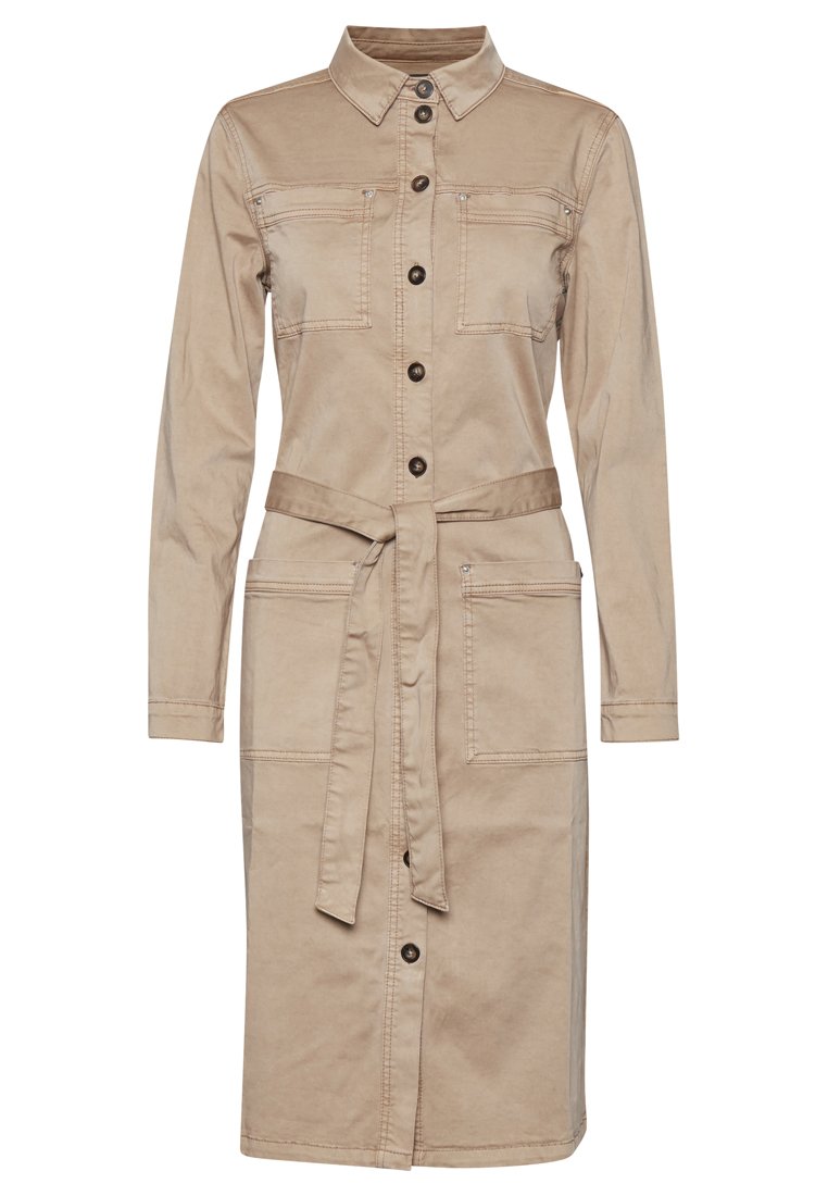 Dranella Blousejurk zandkleur Dranella Blousejurk zandkleur