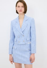 adL - WITH FLAP POCKET - Blazer - plaid blue Thumbnail Image 1